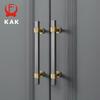KAK Fashion Gold Kitchen Cabinet Knobs and Handles Zinc Alloy Black Long Furniture Handle Cupboard Door Pulls 1000mm Hardware