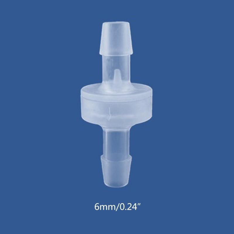 Aquarium-Rückschlagventile für gängige Luftpumpen, Kunststoff, Einweg-Rückschlagventile, Durchmesser 3 mm/4 mm/6 mm