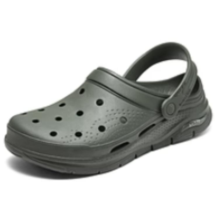 Skechers Arch Fit Valiant Casual Versatile Clogs Men clogs Olive-Green 243160-OLV