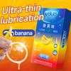 10pcs With Ribbed Spikes Men's Condoms Deep Stimulation Ultra Thin Condoms For Men Pineapple Flavor Sleeve For Penis Sex Toys