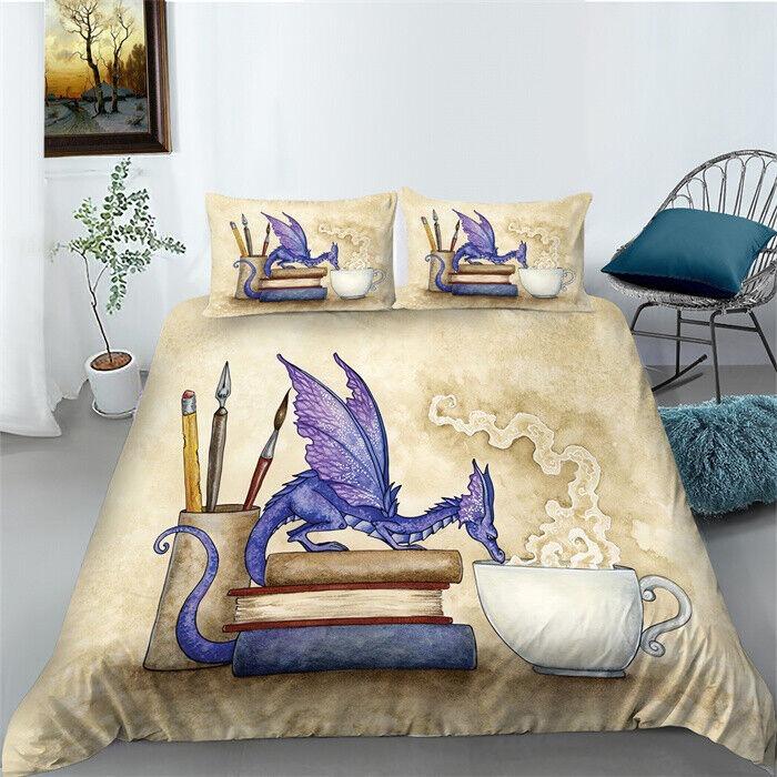 

Комплект постельного белья из ультратонкого волокна, напечатанный на 3D-принтере, кровать размера «king-size», пододеяльник, наволочка, 2/3 шт., покрывало в европейском и американском стиле, домашний текстиль Cama 150--240x220cm