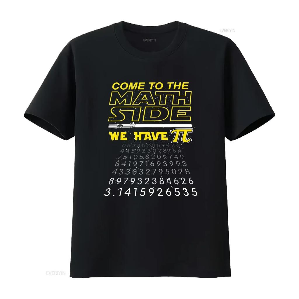 Come To The Math Side We Have Pi Geek Nerd T Shirt vintage Washed Slightly Comfortable fashion graphic Casual Unisex Stretched
