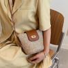 Bohemian Style Weave Shoulder Bag Mini Crossbody Bag Casual Woven Bags for Women  Makeup Bag