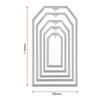 5Pcs/set Label Frame Christmas Tag Stencils Scrapbooking Photo Album Paper Cards Embossing Craft Die
