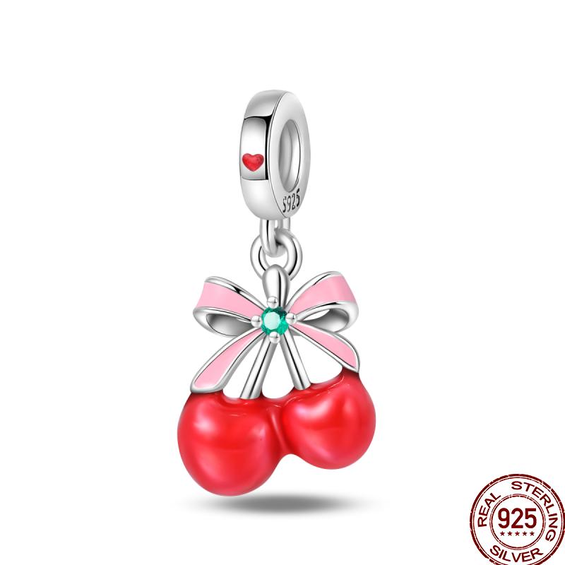 Luminous Firefly Star Moon Cherry Catcopper Pendant Beads 3Mm Diy For Women Exquisite Jewelry Making Gift