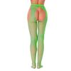 Womens Hollow Out Stockings Leggings Mid Waist Elastic Waistband Cutout Crotchless Pantyhose