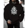 2025 Ny Stil Herr Personlig Förenta Nationerna Bokstavstryck Hoodie Höst Vinter Casual