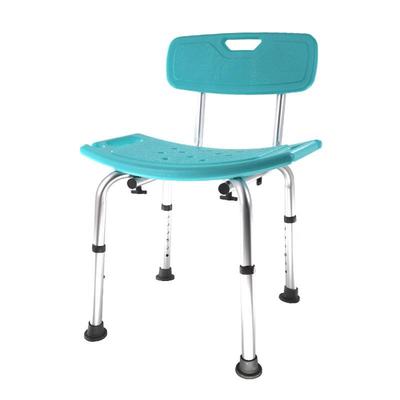 Elderly Bathing Safety Chair with Backrest, Non-slip Shower Stool