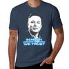 Elon Musk In Musk We Trust Maglietta Stampa Estiva Manica Corta