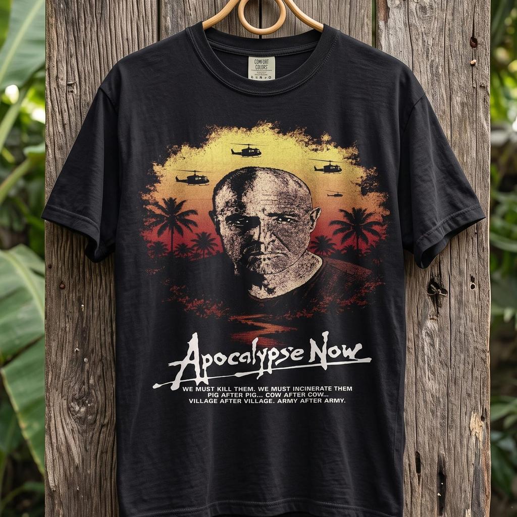 Apocalypse Now Film Poster T-Shirt | Retro Vintage Movie Graphic