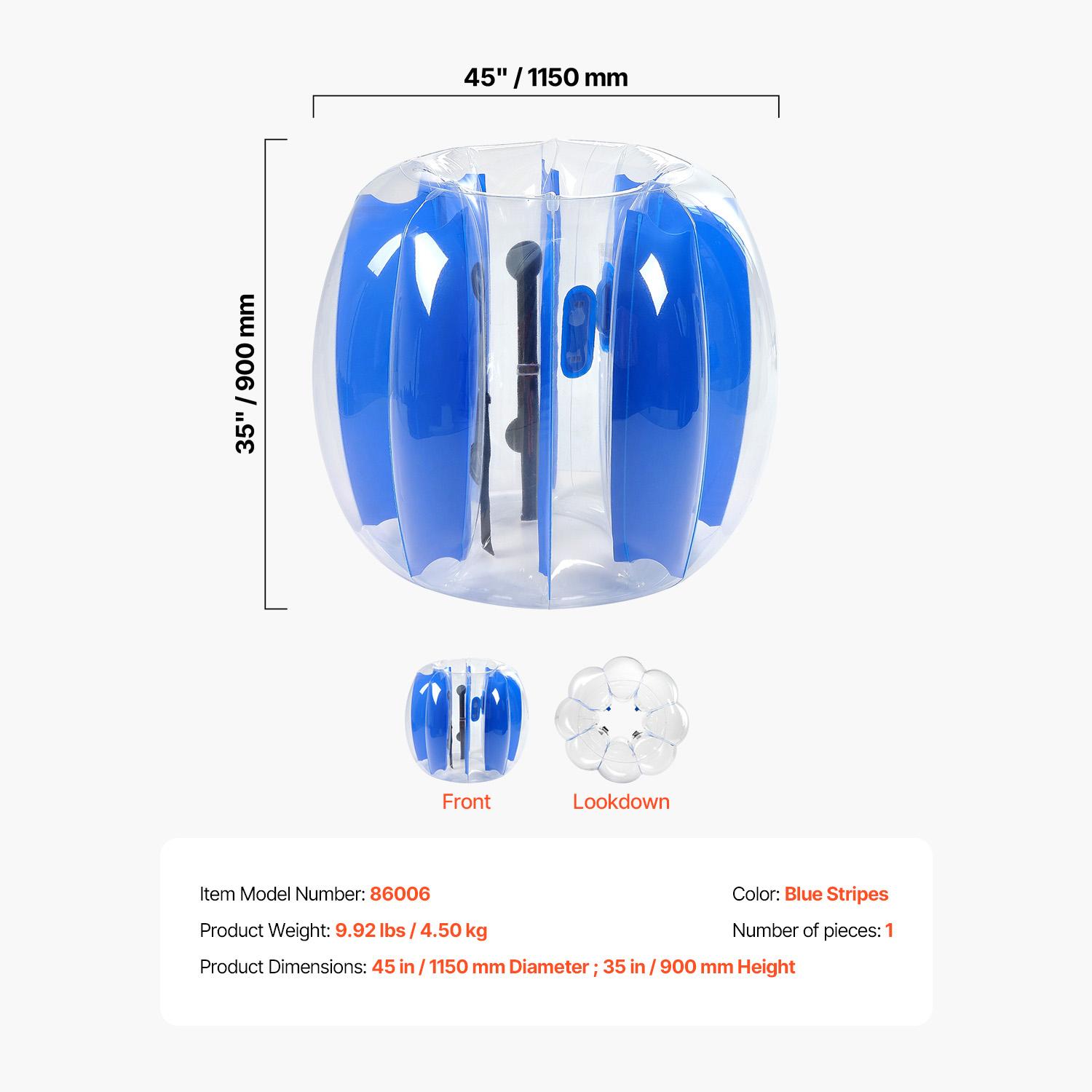 

SucceBuy Надувные бамперные шары, 1 упаковка, 1,2 м, Body Sumo Zorb Ball, прочный толстый ПВХ, человеческий хомяк, бамперный шар для улицы