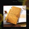 Vintage Embossed Lace Strap Notebook A6 Morandi Portable Journal Travel Book Diary Stationery School Supplies