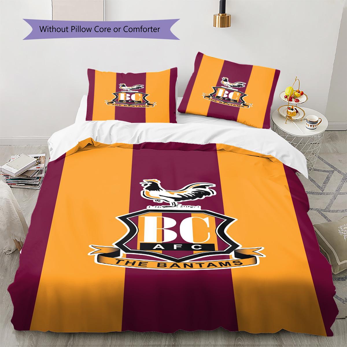 Bradford City AFC rakstu gultasveļas komplekts: