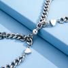 Direct Sales New Peach Heart Bracelet Love Magnet Couple Bracelet a Pair of Men's and Women's Bracelets