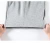 Pantalon gris taille haute petite micro-évasé – Cache-hanches, amincissant, sportif et court pour femmes en automne