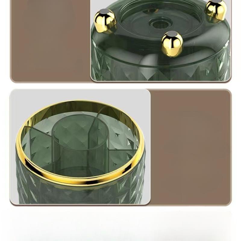 Organizér štětců na make-up Rotační prachotěsný štětec na štětec na obočí Držák na tužky na stolní kosmetické rtěnky Úložný prostor