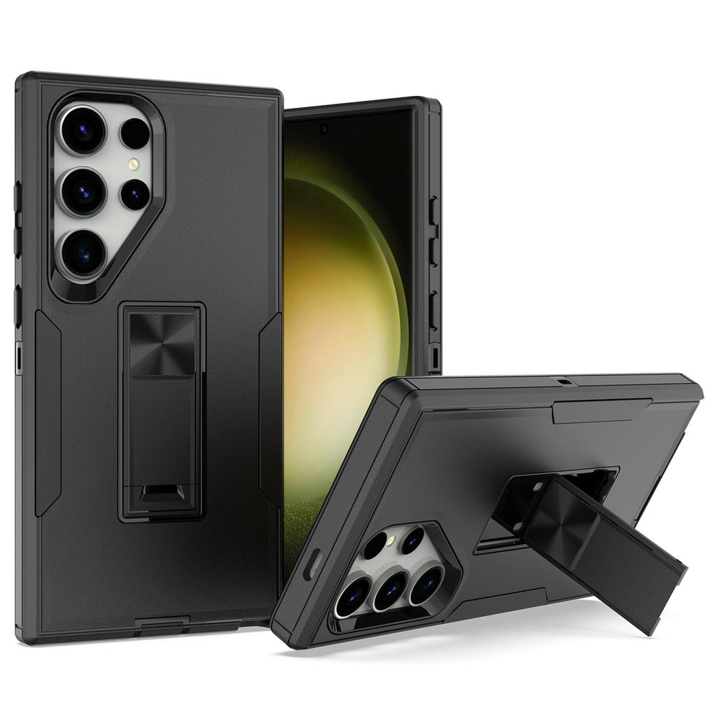 For Samsung Galaxy S24 Ultra Shockproof Case Kickstand TPU+PC Phone Cover