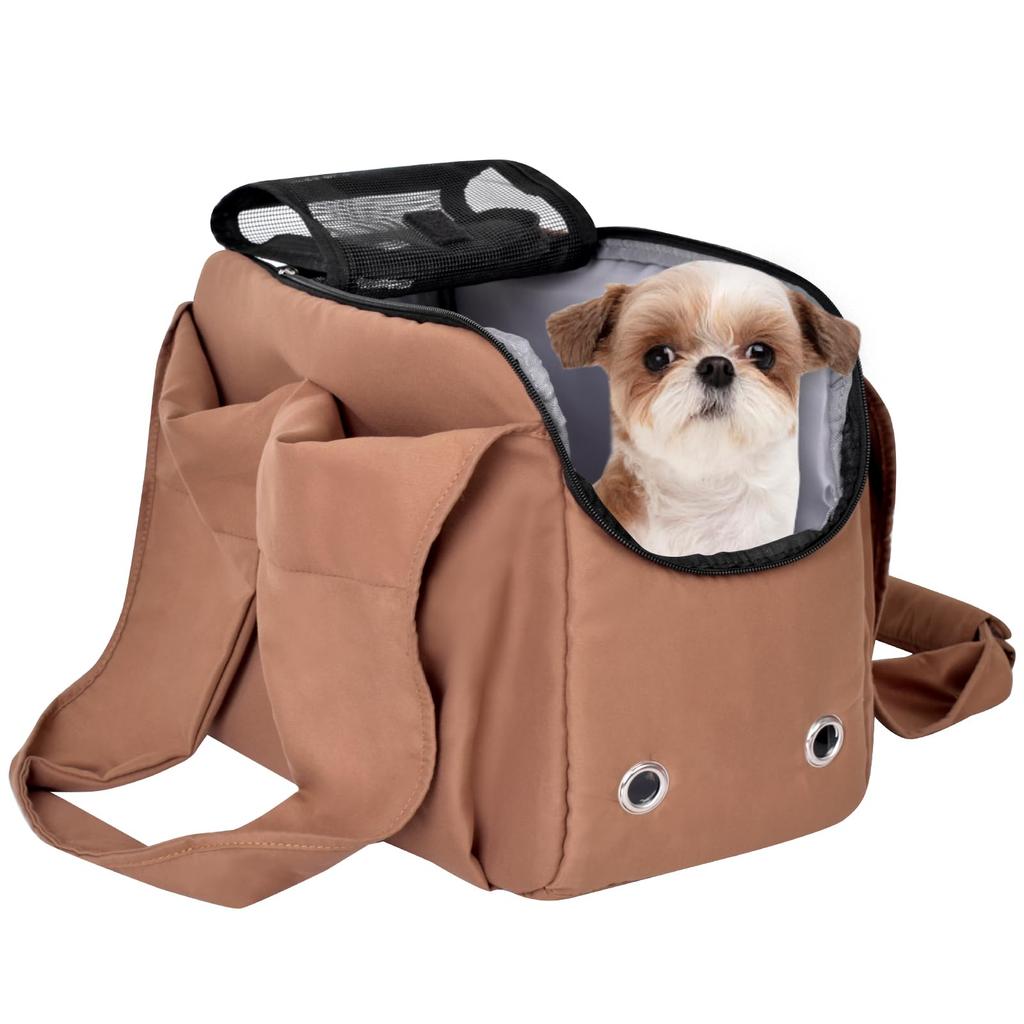 Stylish Pet Carrier Bag for Small Dogs and Breathable Soft Tote Convenient for Travel and Large Capacity Carry Carry Bag for Large Cats and Dogs Cats,