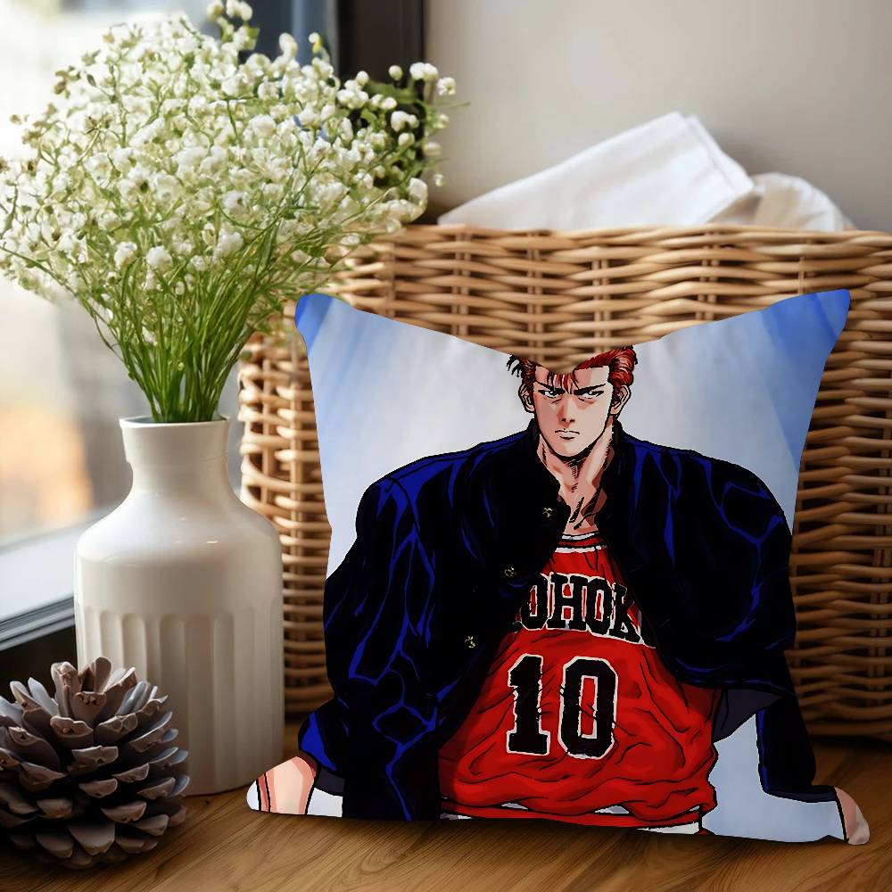 Anime SLAM DUNK Sakuragi Cushion Cover Pillow Cover Decor Pillowcase Printed Cushion Case For Couch