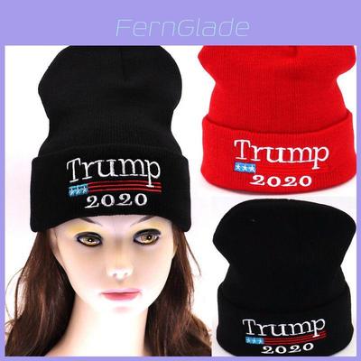 Trump Donald 2020 Beanie Hat Make America Great Again Knit Beanie Warm Cap Ski