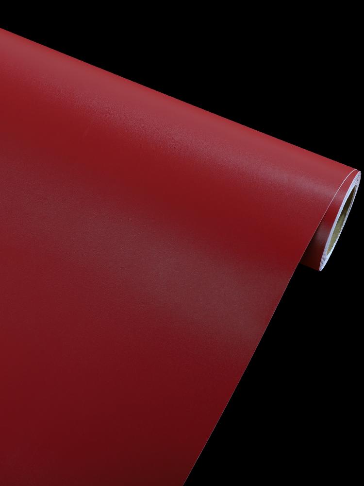 New Year Wine Red Self-Adhesive Wall Stickers - Instant Wallpaper & Decoration