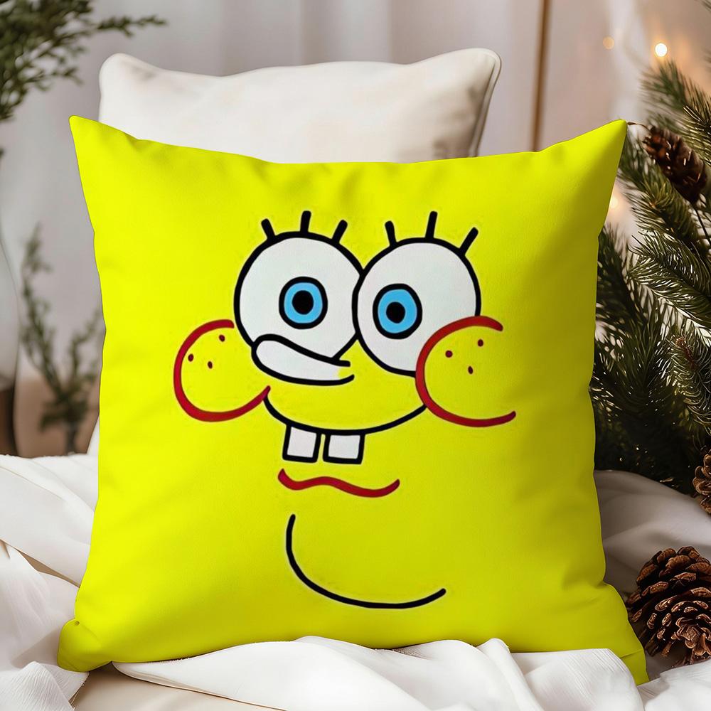 Decorative Pillows S-Sponge B-Bob Interior Decoration Covers For Living Room Cushions Cover Pillow Cases Personalized Gifts Sofa