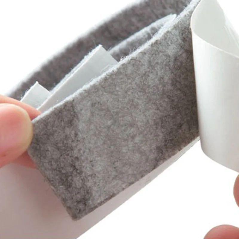 1Roll 100cm Anti-slip Felt Furniture Leg Pad Self-Adhesive Mat Floor Protector Wear-resisting Table Sofa Leg Pads Chair Fittings