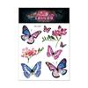 Waterproof 3D Colorful Butterfly Tattoo Sticker - High-End Fashion Tattoos
