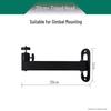 Adjustable Wall/Ceiling Mount for Tablet/Projector with Stable Load Bearing