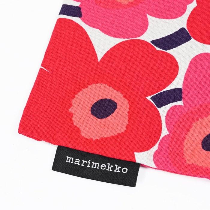 Marimekko Mini Unikko 43444-001 Pouch, Keijuli, Red, Pink/White/Red