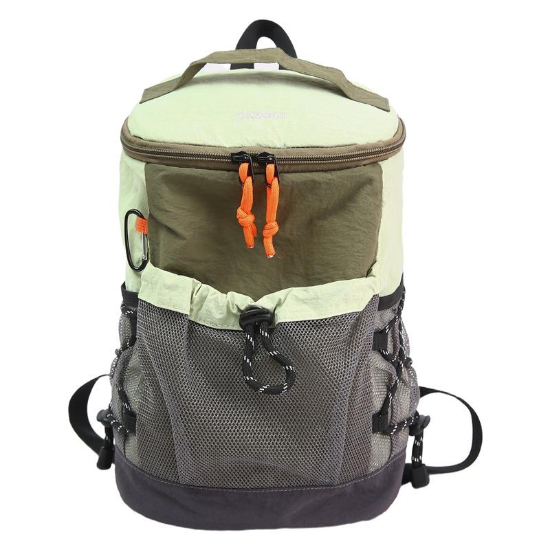 Casual bento bag Double compartment Large capacity backpack Travel camping Sports Unisex backpack