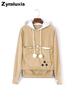 Women's Oversized Pockets Hoodie with Long Sleeve and Warm Sherpa Lining for Fall Winter Daily Wear