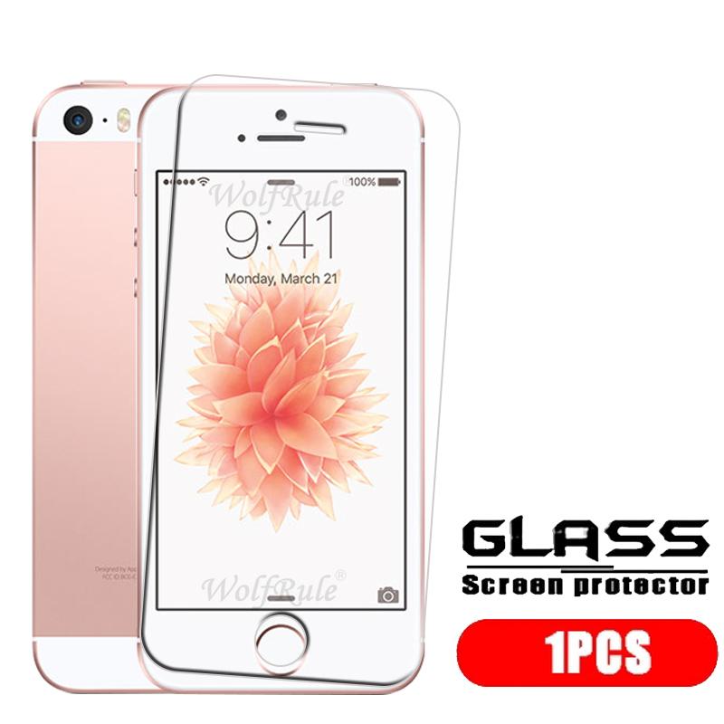 

1/2/3/4Pcs For iPhone 5 Glass Apple iPhone 5 5S SE Tempered Glass 9H Transparent Clear Protective Screen Protector iPhone 5 For iPhone 5