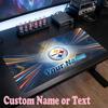 Pittsburgh Steelers Customized Name Text Mouse Pad, Large Desk Mouse Mat Personalized Home Office Present