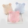 Soft & Breathable Fetal Caps Cotton Bear Ear Baby Hat for Newborns Elastic Hat Lovely Infants Bonnet for 0-6 Months