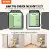 2-Tier Wire Pull Out Cabinet Under Sink Organizer 12"x21" Drawer Basket
