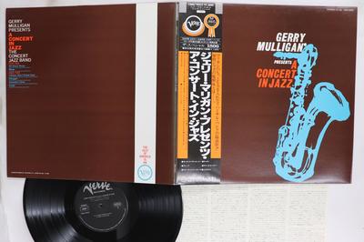 LP Record GERRY MULLIGAN  Gerry Mulligan Presents A Concert I 18MJ9023 VERVE 1981 Japan Obi Jazz Used