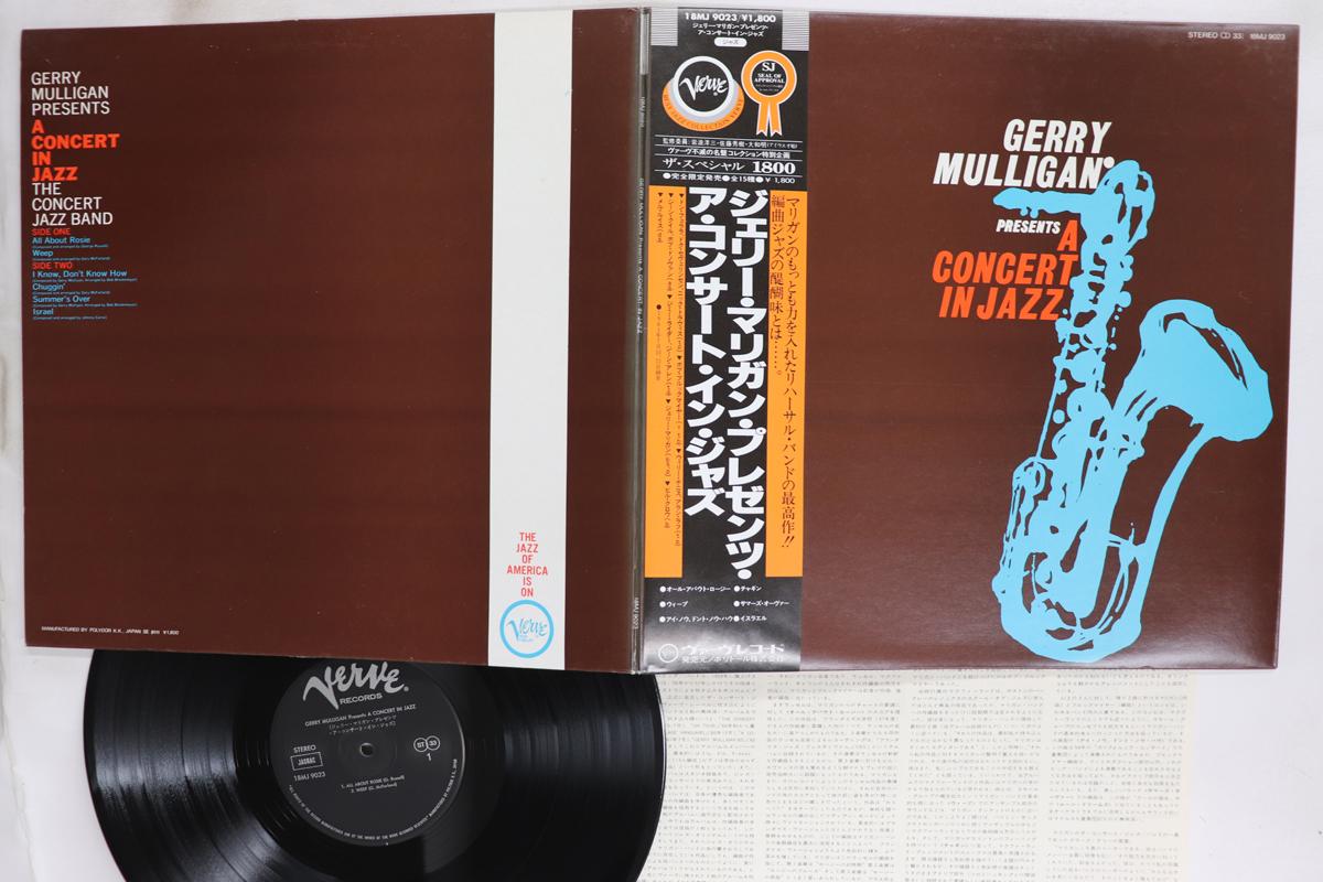 

LP Record GERRY MULLIGAN Gerry Mulligan Presents A Concert I 18MJ9023 VERVE 1981 Japan Obi Jazz Used