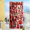 Arsenal Customize Text Beach Towel Super Soft Microfiber Quickdry Fabric Perfect for Traveling Yoga Camping and Swimming