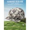 American-style camouflage baseball cap, men's workwear style, soft brim, five-panel design, makes the face appear smaller, short brim, embroidered