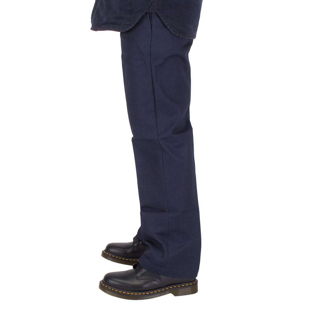 Dickies Slim Fit Low-Rise Work Pants, WP873, Men's Chino Pants, Dark Navy (DN), Size W42L32 (Parallel Import)