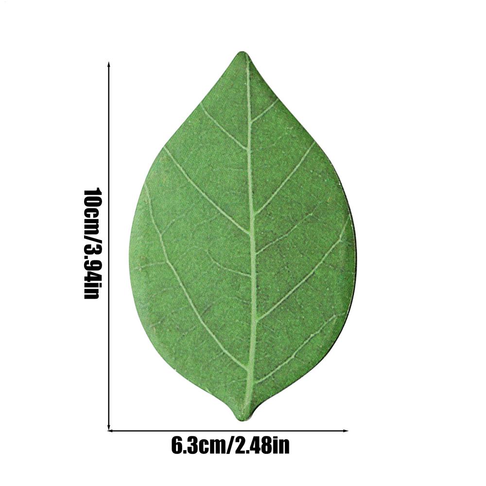 Sticky Notes Notepad Leaf Sticky Notes Stickers Self Sticky Notes DIY Decoration Plant Green Sticky Notes Leaf Stickers