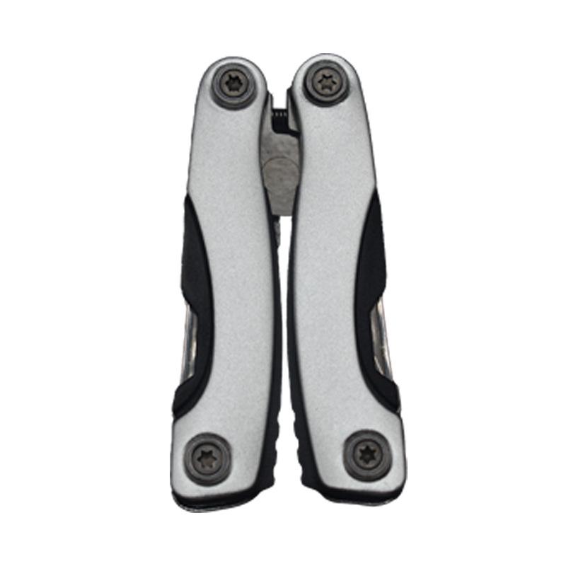 Многофункциональные мини-складные плоскогубцы - Компактный, красочный, реверсивный ручной инструмент серебряный