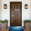 Blue Ocean Underwater Fish Print Front Door Rug for Indoor Outdoor Entrance,Welcome Mat with Flannel Fabric