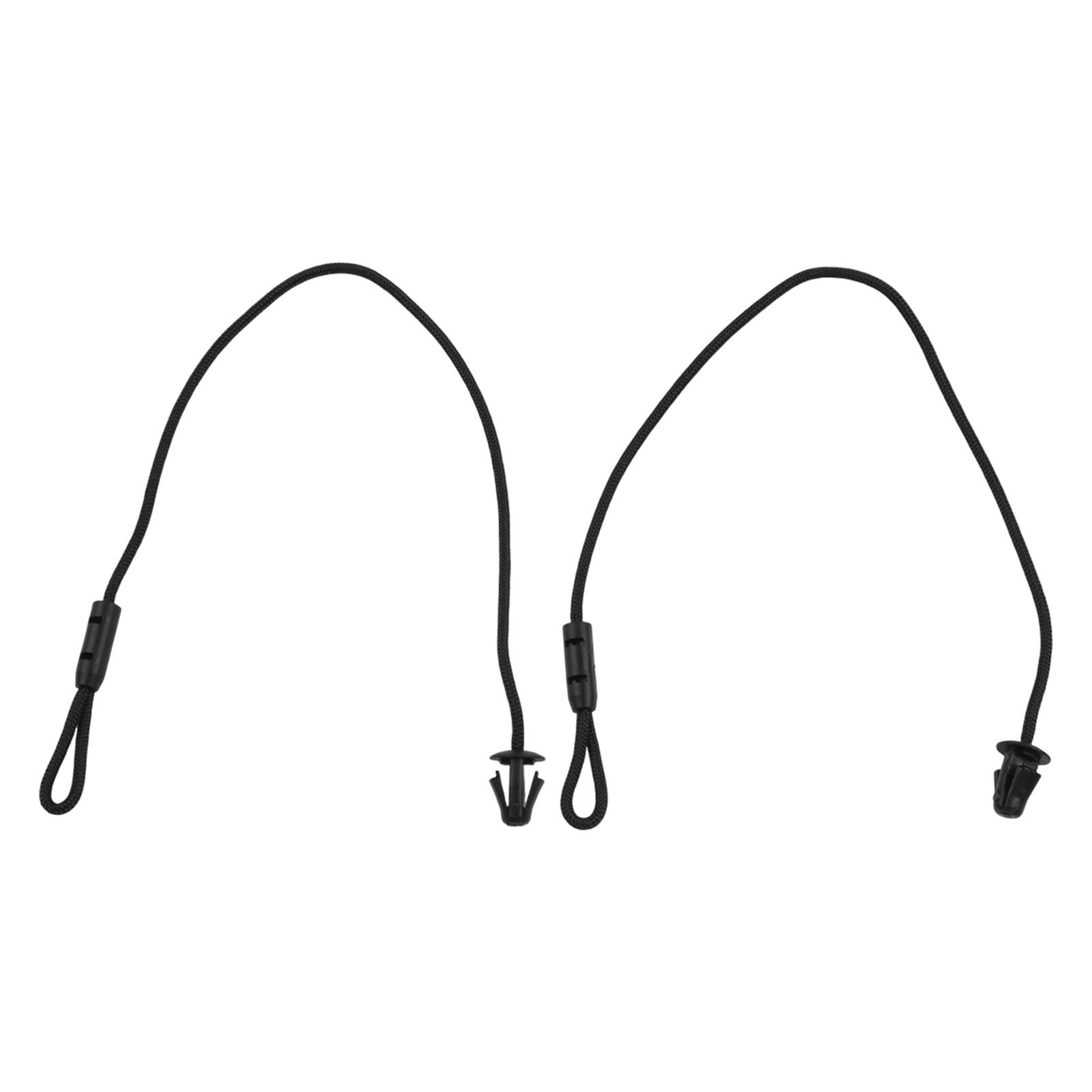 

Door Rear For Ford Fiesta Parcel Shelf Strap Kit Nylon + Plastic Auto Parts Black Car Accessories Replacement Practical