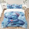 Stitch Friends Fantasy Print 3Pcs Bedding Setduvet Cover With 2 Bedropillowcase Home Birthday Gift
