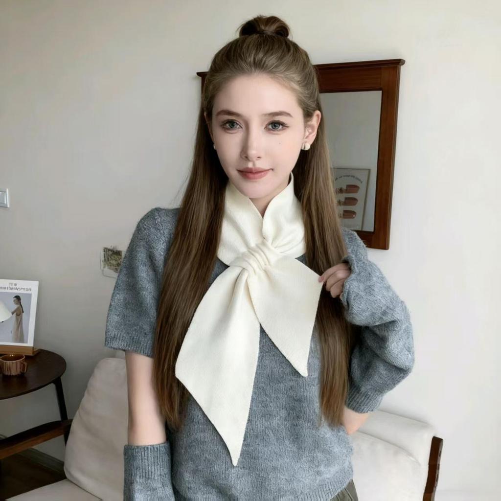 Hochwertiger Damen-Winterstrickschal: Pullover-Kragenwärmer im koreanischen Stil