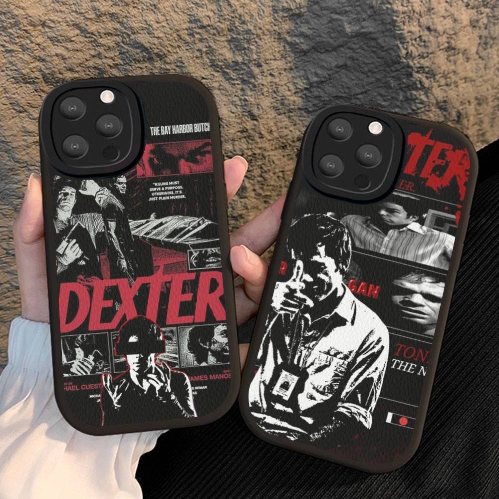 Custodia per Telefono Dexter Morgan Per IPhone 11 12 13 14 15 16 Pro Max Plus Copertura in Pelle