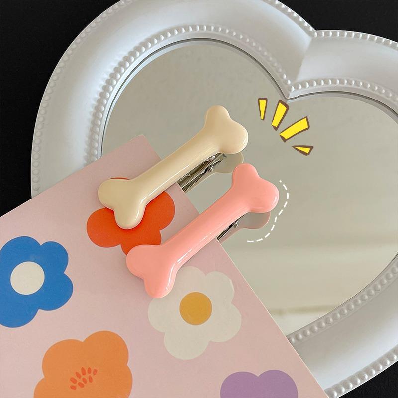 Cut Bone Shape Women Hair Clips Side Bangs Fix FringeBarrette Makeup Tools Female Ladies Girls Headwear Hairpin Hair Accessories