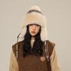 New Bomber Hat Women Thickened Faux Fur Hat Winter, Keep Warm Ear Hat, Cold-Proof Ski Hat